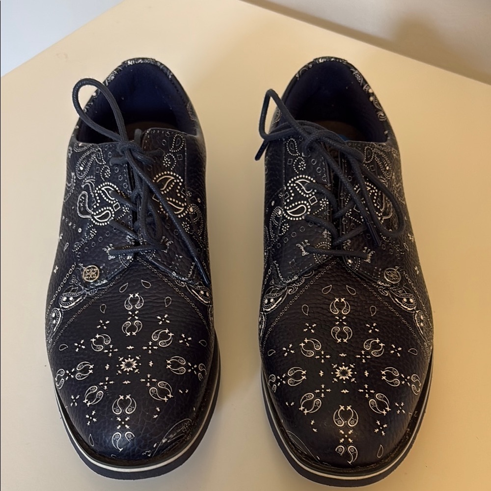G/FORE Black and White Patterned Sneakers